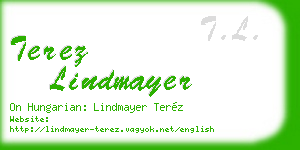 terez lindmayer business card